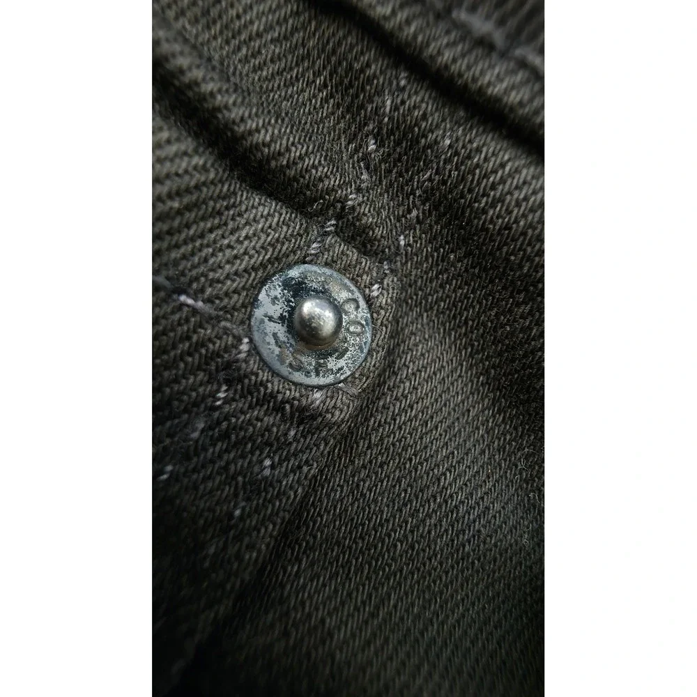 Levis 511 Slim Fit Black Jeans Mens 28x32 Stretch Denim